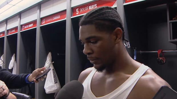 Scoot Henderson Postgame Interview _ Portland Trail Blazers 121, Utah Jazz 105 _ Nov. 22, 2023
